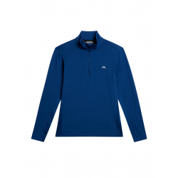 j.lindeberg pull luke quarter zip mid layer homme club blue