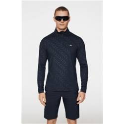 J.Lindeberg Pull Luke Deboss Mid Layer homme navy