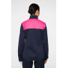 j.lindeberg veste holma quilt hybrid femme pink peacock