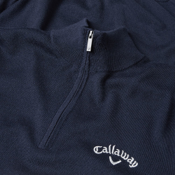 callaway 1/4 blended merino sweater