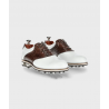 Lambda ferrara chaussure homme (Blanc/Marron)