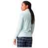 rohnisch - sweat amy fleece 1/2 zip - bleu clair