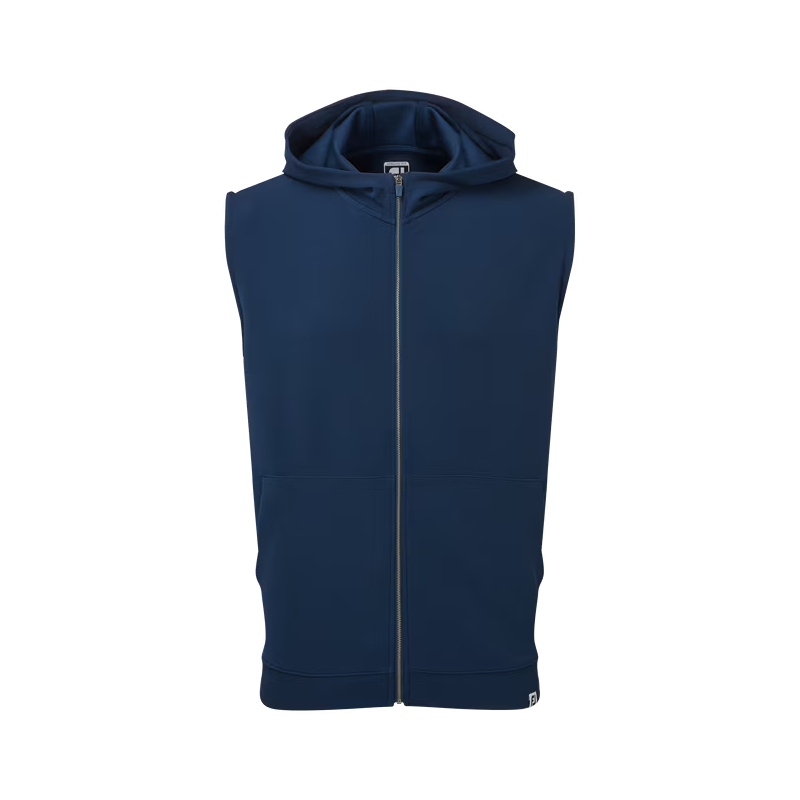 footjoy veste hoodie full zip ss manche marine