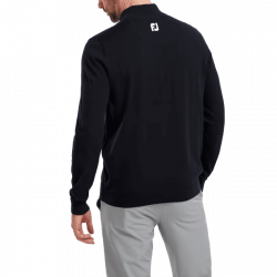 footjoy pull homme wool blend 1/2 zip - Marine