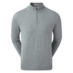 Footjoy wool blend lined 1/2 zip Pullover homme