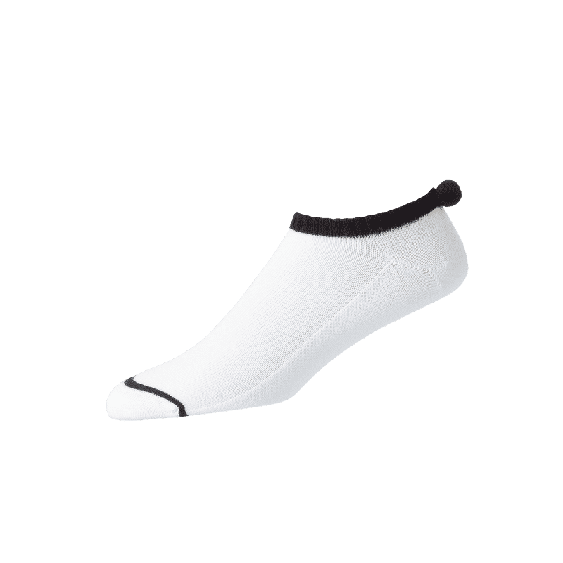 Footjoy Chaussettes Pompom Blanc/Noir