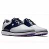 Footjoy les chaussures Traditions femme - Blanc/Marine/Violet 97926