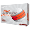 Taylormade balles tour response stripe orange