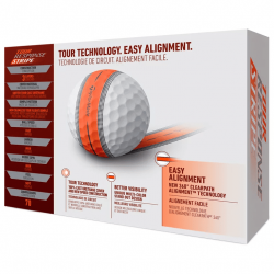 Taylormade balles tour response stripe orange