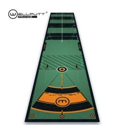 Wellputt Tapis d'entrainement 3 mètres Vert