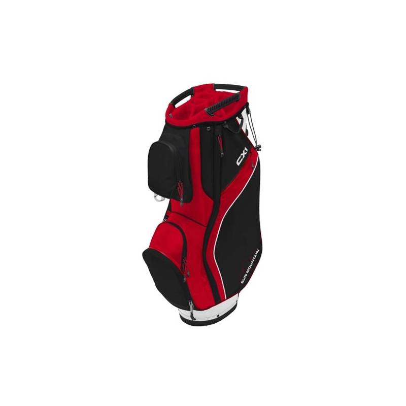 Sac CX1 Sun Mountain 2023 Blanc/Noir/Rouge | Achat sur CarreGolf.com