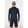 J.Lindeberg Pull Luke Deboss Mid Layer homme navy