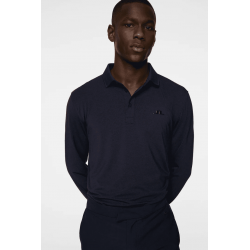 j.lindeberg polo florian LS manches longues homme navy