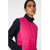 j.lindeberg veste holma quilt hybrid femme pink peacock