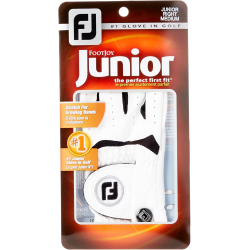 footjoy - gant junior droitier blanc/noir- L