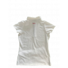 chiberta polo iroise manches courtes blanc femme