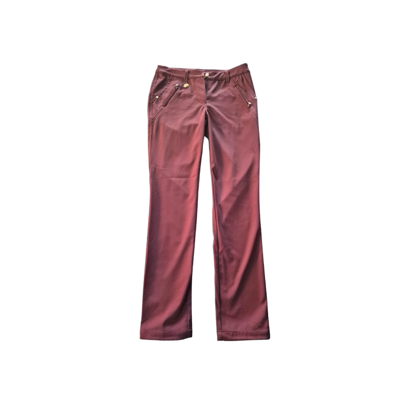 alberto - pantalon julia stretch energy femme bordeaux