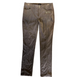 daily sports - pantalon velours elaine - gris - 42