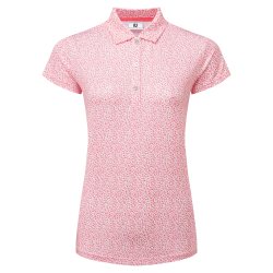 Footjoy polo en fil d'écosse à mancherons animal femme