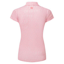 Footjoy polo en fil d'écosse à mancherons animal femme