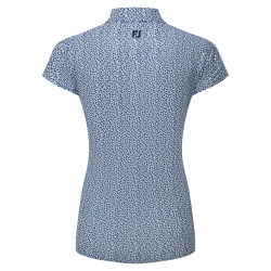 footjoy polo en fil d'écosse à mancherons animal femme