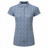 footjoy polo en fil d'écosse à mancherons animal femme