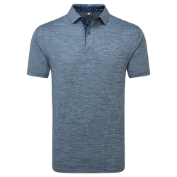 footjoy polo en fil d'écosse imp chinée homme