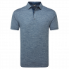 footjoy polo en fil d'écosse imp chinée homme