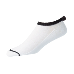 footjoy - soquette pompom - blanc/noir