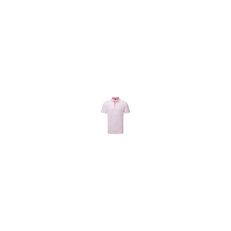 footjoy polo en fil d'écosse imp silhouette homme
