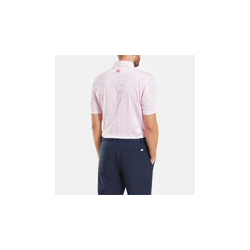 footjoy polo en fil d'écosse imp silhouette homme