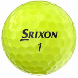 srixon- balles soft feel jaunes (12)