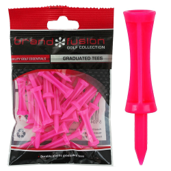 Brandfusion sachet 25 tees à étage rose 57mm